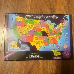 United States 55 piece puzzle